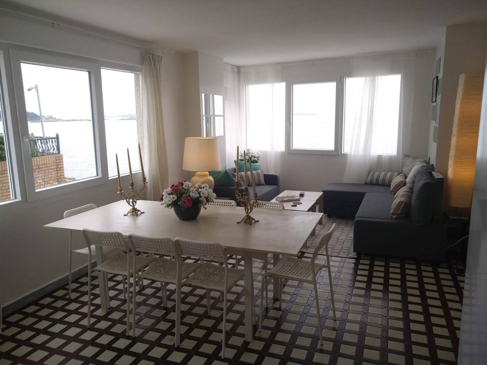 Apartamento Frente Al Mar Playa De Coroso Рибейра Экстерьер фото